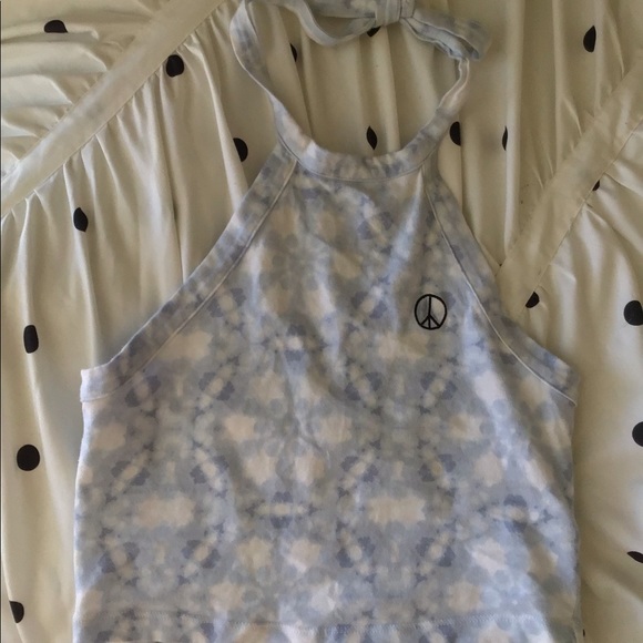 Halter crop top with tie - Picture 1 of 2